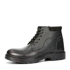 Robel pánské klasické kotníkové boty na zip - černé - 45