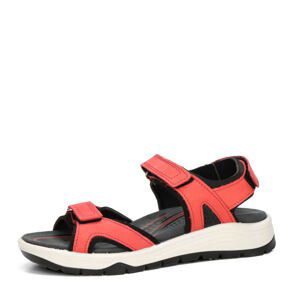 M&G dámské komfortní sandály - červené - 36