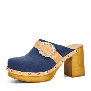 ETIMEĒ dámské stylové pantofle - modré - 36