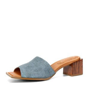 ETIMEĒ dámské denimové pantofle - modré - 36