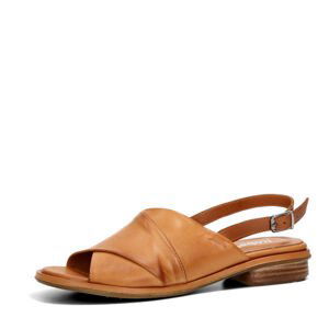 Robel dámské kožené sandály - koňakové - 42
