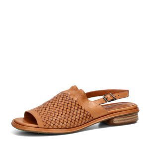 Robel dámské kožené sandály - hnědé - 39