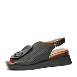 ETIMEĒ dámské komfortní sandály - černé - 36