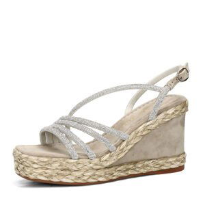Alma en Pena dámské elegantní sandály - stříbrné - 36