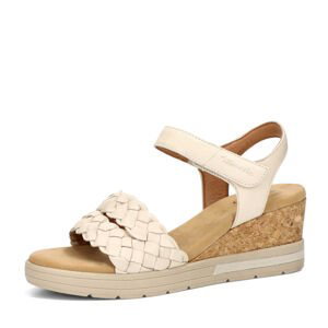 Tamaris dámské komfortní sandály - béžové - 36