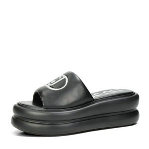 Liu Jo dámské stylové pantofle na hrubé podrážce  - černé - 36