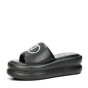 Liu Jo dámské stylové pantofle na hrubé podrážce  - černé - 39