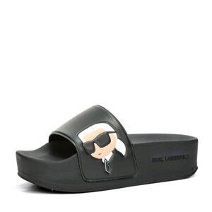 Karl Lagerfeld dámské módní pantofle - černé - 36