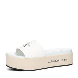 Calvin Klein dámské stylové pantofle - bílé - 36