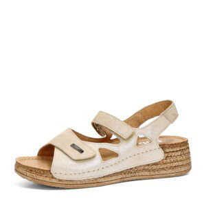 Robel dámské komfortní sandály - béžovo zlaté - 41