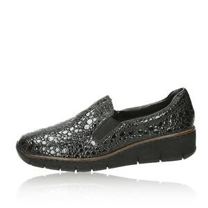 Rieker dámské slip-on polobotky - černé - 41