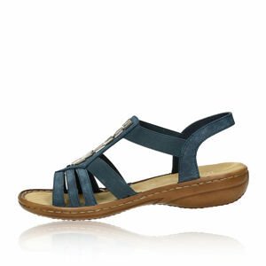 Rieker dámské stylové sandály - tmavomodré - 39