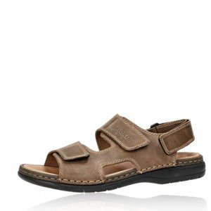 Rieker pánské kožené sandály - hnědé - 45