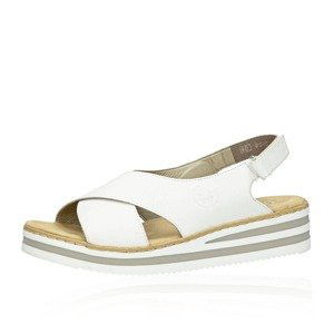 Rieker dámské komfortní sandály - bílé - 36
