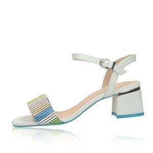 Olivia shoes dámské kožené letní sandály na řemínek  - vícebarevné - 38