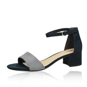 Tamaris dámské stylové sandály - tmavomodré - 36