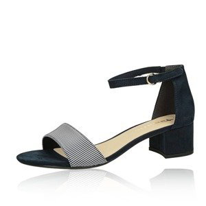 Tamaris dámské stylové sandály - tmavomodré - 39