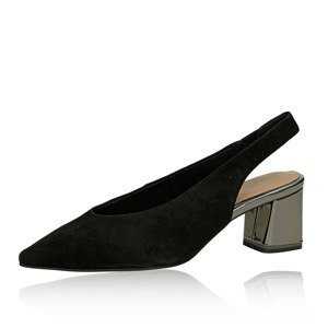 Tamaris dámské kožené sandály - černé - 38