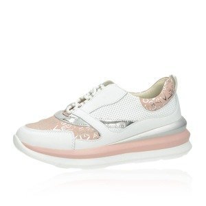 Lanqier dámské stylové tenisky - bílo růžové - 36