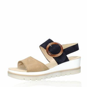 Gabor dámské stylové sandály - modrohnědé - 38