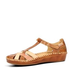 Pikolinos dámské kožené sandály - hnědé - 37