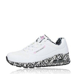 Skechers dámské stylové tenisky se vzorem  - bílé - 37