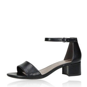 Tamaris dámské stylové sandály na suchý zip - černé - 36