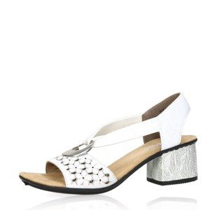 Rieker dámské stylové sandály - bílé - 41
