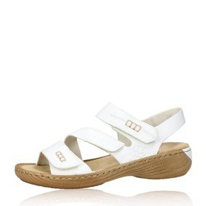 Rieker dámské komfortní sandály - bílé - 40