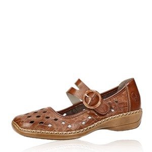 Rieker dámské letní sandály - hnědé - 41