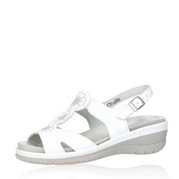 Suave dámské komfortní sandály - bílé - 36
