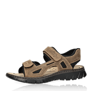 Rieker pánské kožené sandály - hnědé - 40