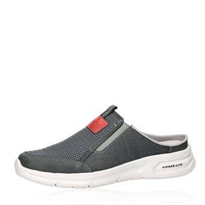 Rieker pánské komfortní pantofle - šedé - 41