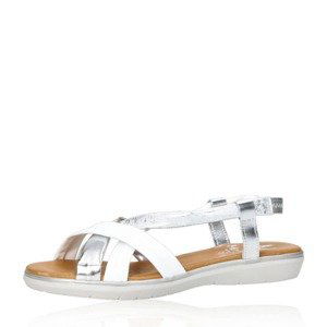 Marila dámské kožené sandály - bílé - 39