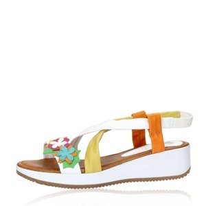 Marila dámské kožené stylové sandály - vícebarevné - 36