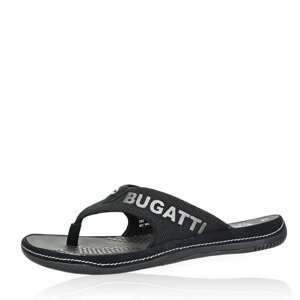 Bugatti pánské stylové pantofle - černé - 40