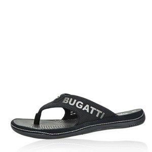 Bugatti pánské stylové pantofle - černé - 42