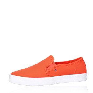 Tommy Hilfiger dámské slip-on tenisky - oranžové - 36