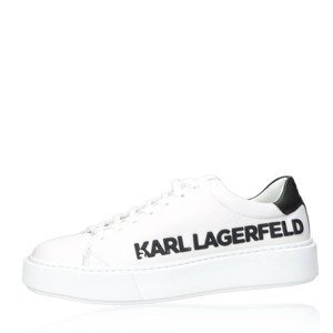 Karl Lagerfeld pánské kožené tenisky - bílé - 41