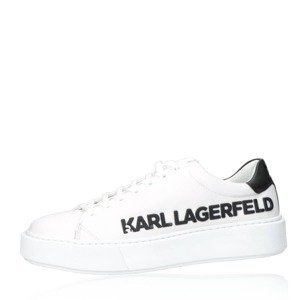 Karl Lagerfeld pánské kožené tenisky - bílé - 45