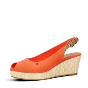 Tommy Hilfiger dámské letní sandály - oranžové - 37
