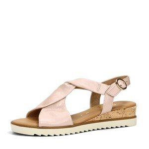 Gabor dámské kožené sandály - světle růžové - 37.5