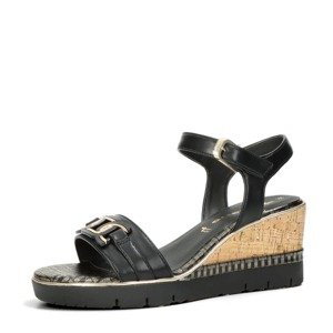 Tamaris dámské stylové sandály - černé - 36