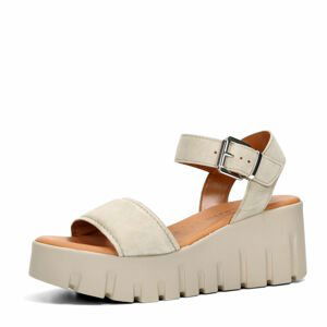 Tamaris dámské módní sandály - béžové - 37