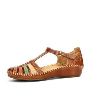 Pikolinos dámské kožené sandály - hnědé - 38