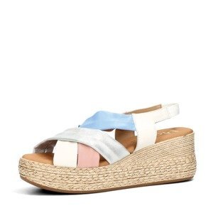 Marila dámské kožené stylové sandály - vícebarevné - 36
