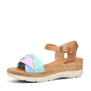 Marila dámské kožené sandály - vícebarevné - 36