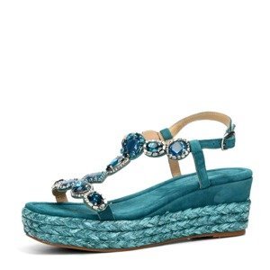 Alma en Pena dámské luxusní sandály - modré - 36