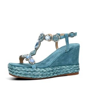 Alma en Pena dámské elegantní sandály - modré - 36