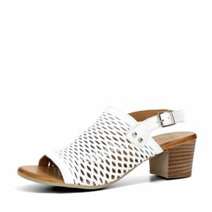 Robel dámské kožené sandály - bílé - 36